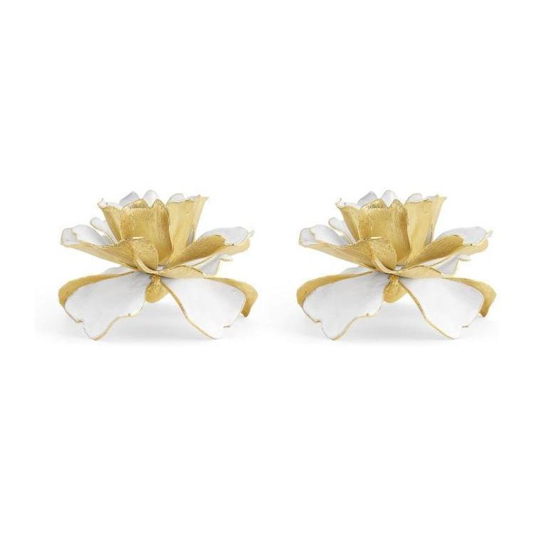 Michael Aram Gardenia Candleholders S/2