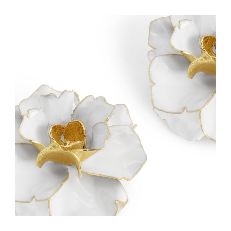 Michael Aram Gardenia Candleholders S/2