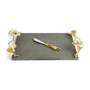 Michael Aram Gardenia Cheeseboard with Knife