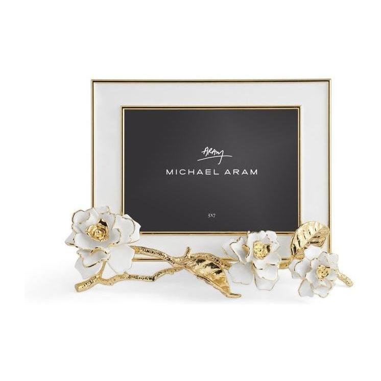 Michael Aram Gardenia Enameled White Frame (5X7)