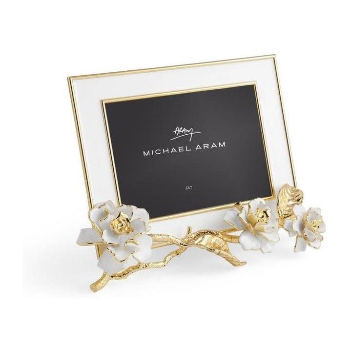 Michael Aram Gardenia Enameled White Frame (5X7)