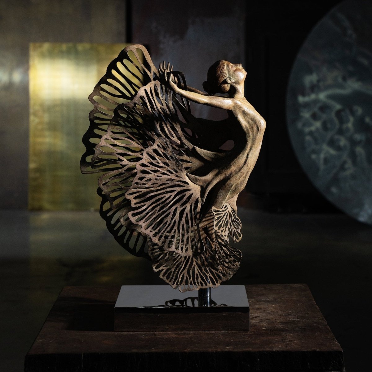 Michael Aram Butterfly Gingko Fairy Sculpture