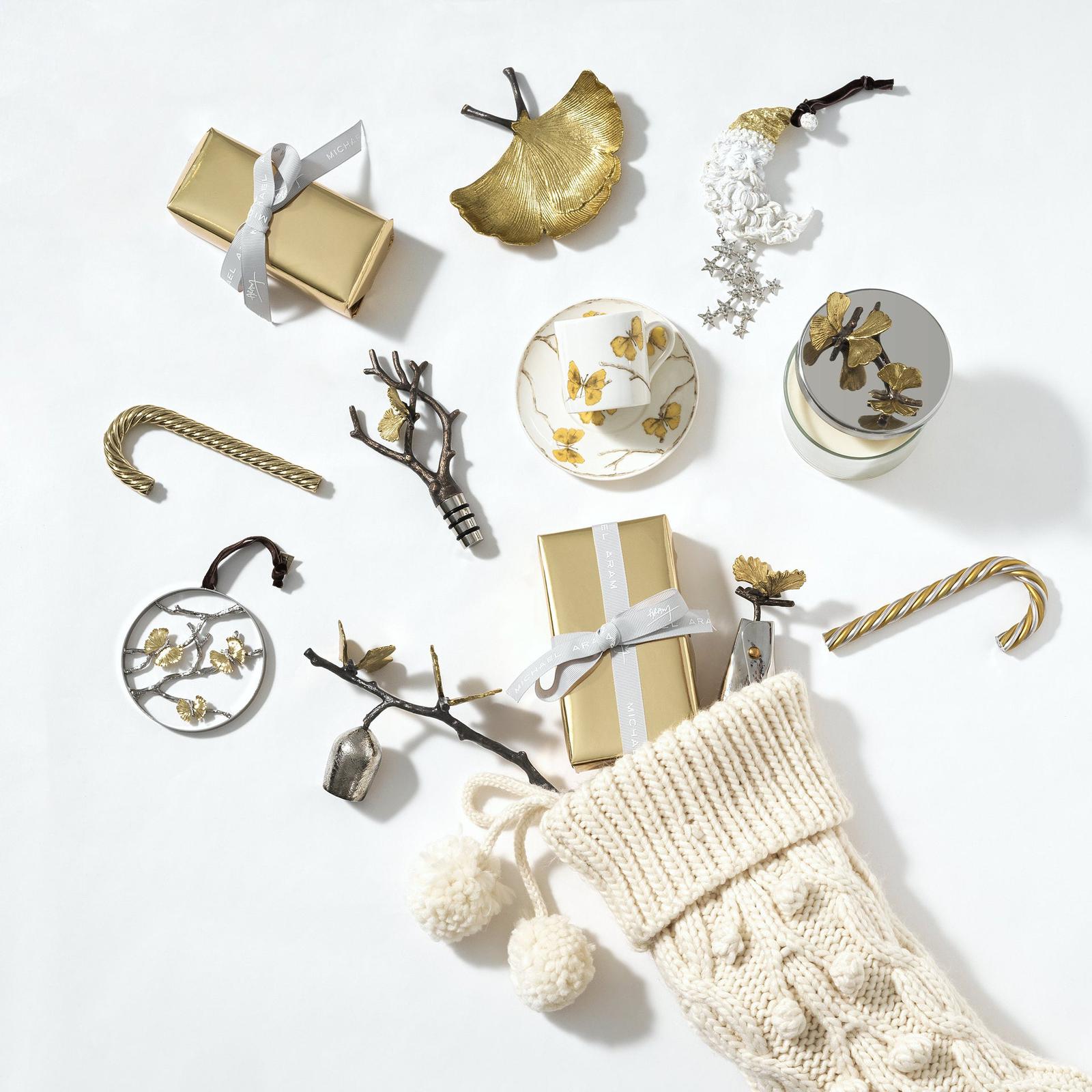 Michael Aram Golden Ginkgo Catch All