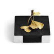 Michael Aram Golden Ginkgo Cocktail Napkin Holder