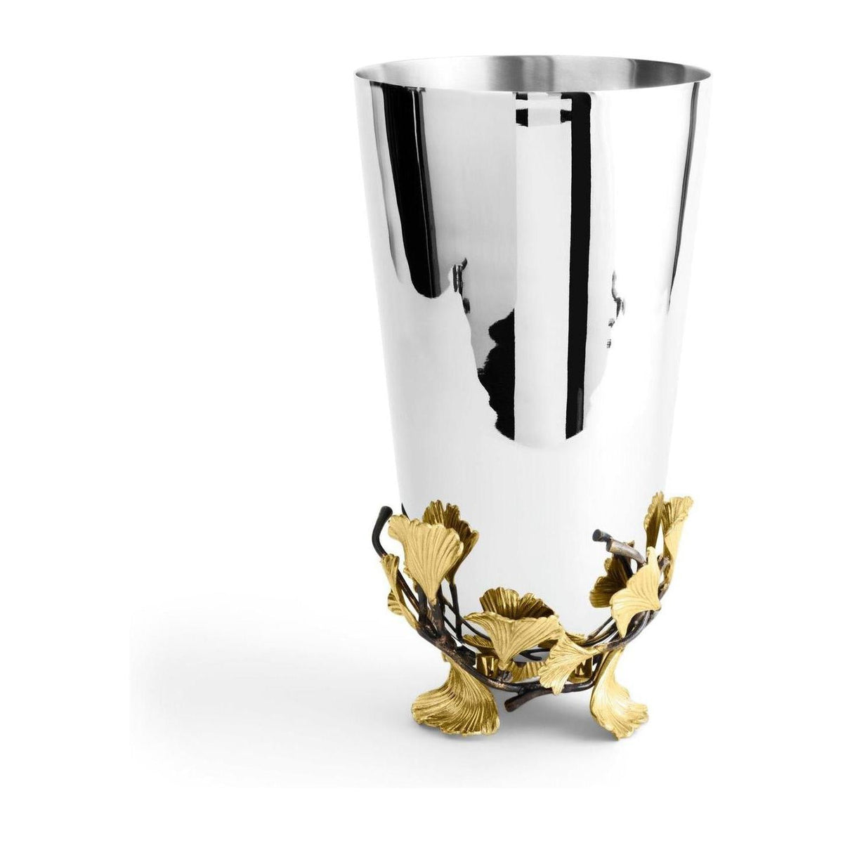 Michael Aram Golden Ginkgo Vase