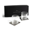 Michael Aram Ivy & Oak Glass and Coaster Gift Set of 2