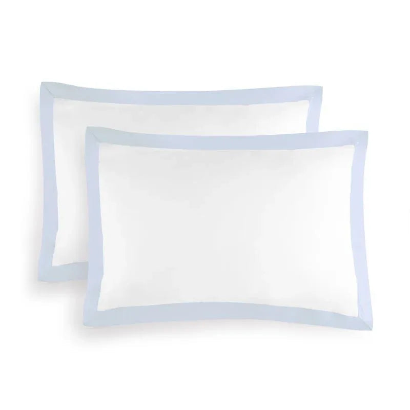 Michael Aram King Pillowcase Set - Sky and White
