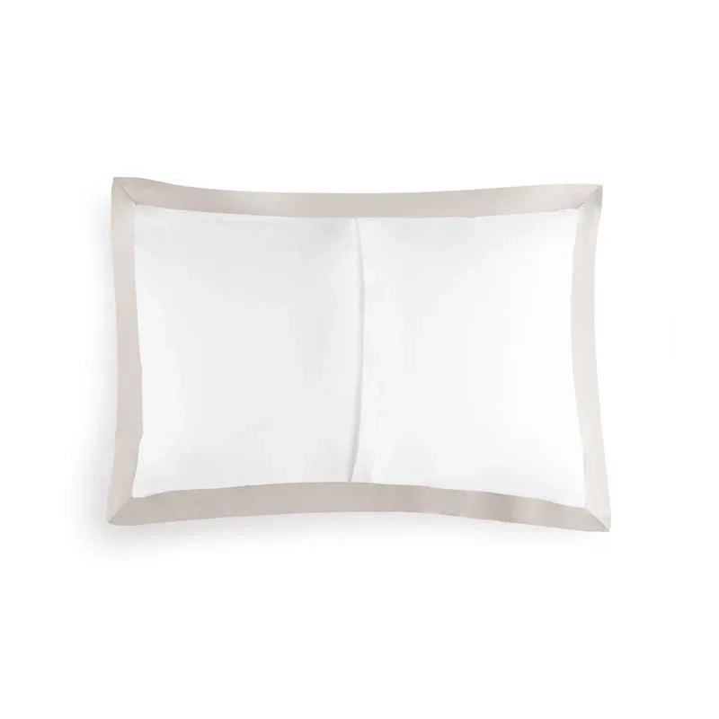 Michael Aram King Pillowcase Set - Stone and White