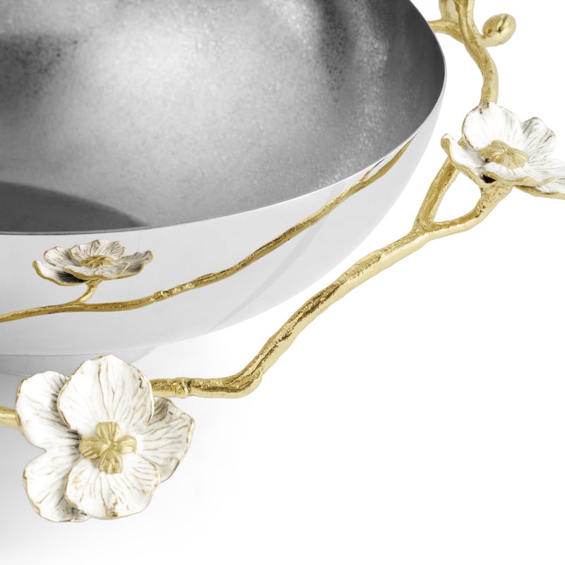 Michael Aram Orchid Low Oval Bowl