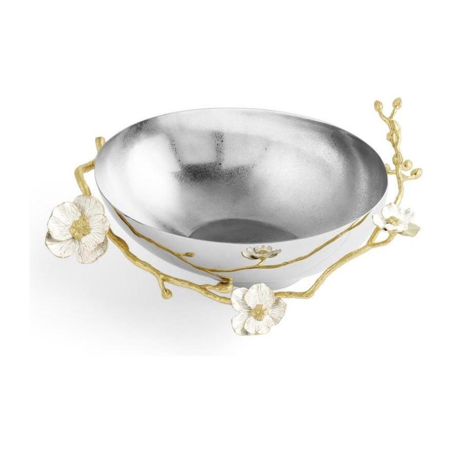 Michael Aram Orchid Low Oval Bowl