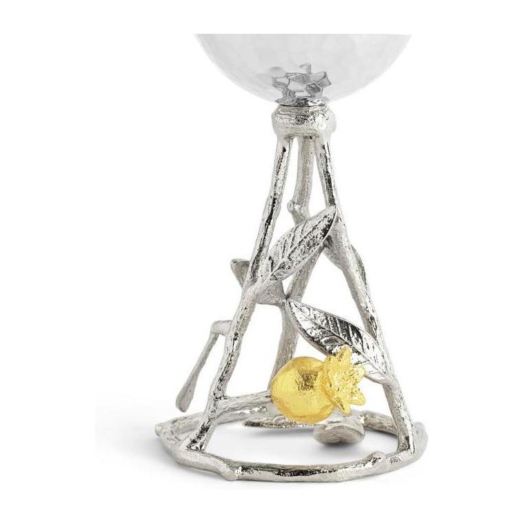 Michael Aram Pomegranate Silver & Gold Menorah
