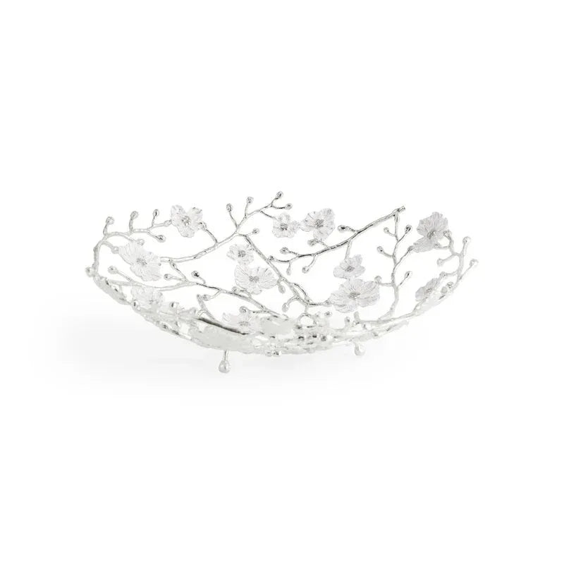 Michael Aram Silver Orchid Basket