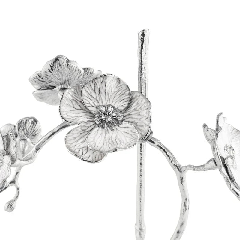 Michael Aram Silver Orchid Stem Sculpture Small