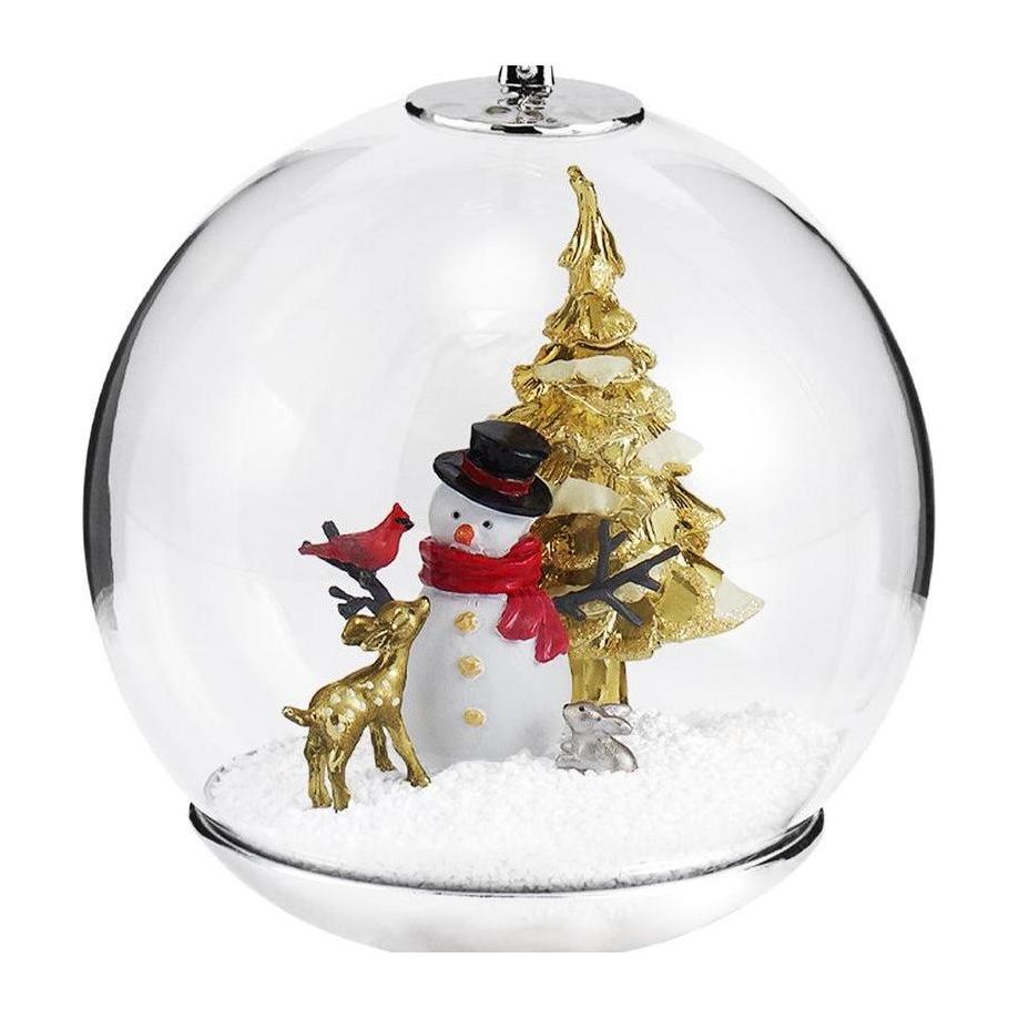 Michael Aram Snowman and Forest Friends Snow Globe Ornament