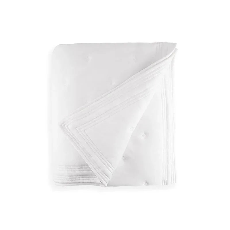 Michael Aram Tufted Quilt King Coverlet - Cloud
