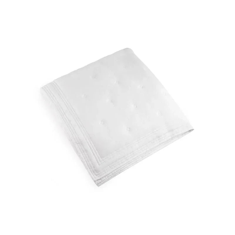 Michael Aram Tufted Quilt King Coverlet - Cloud