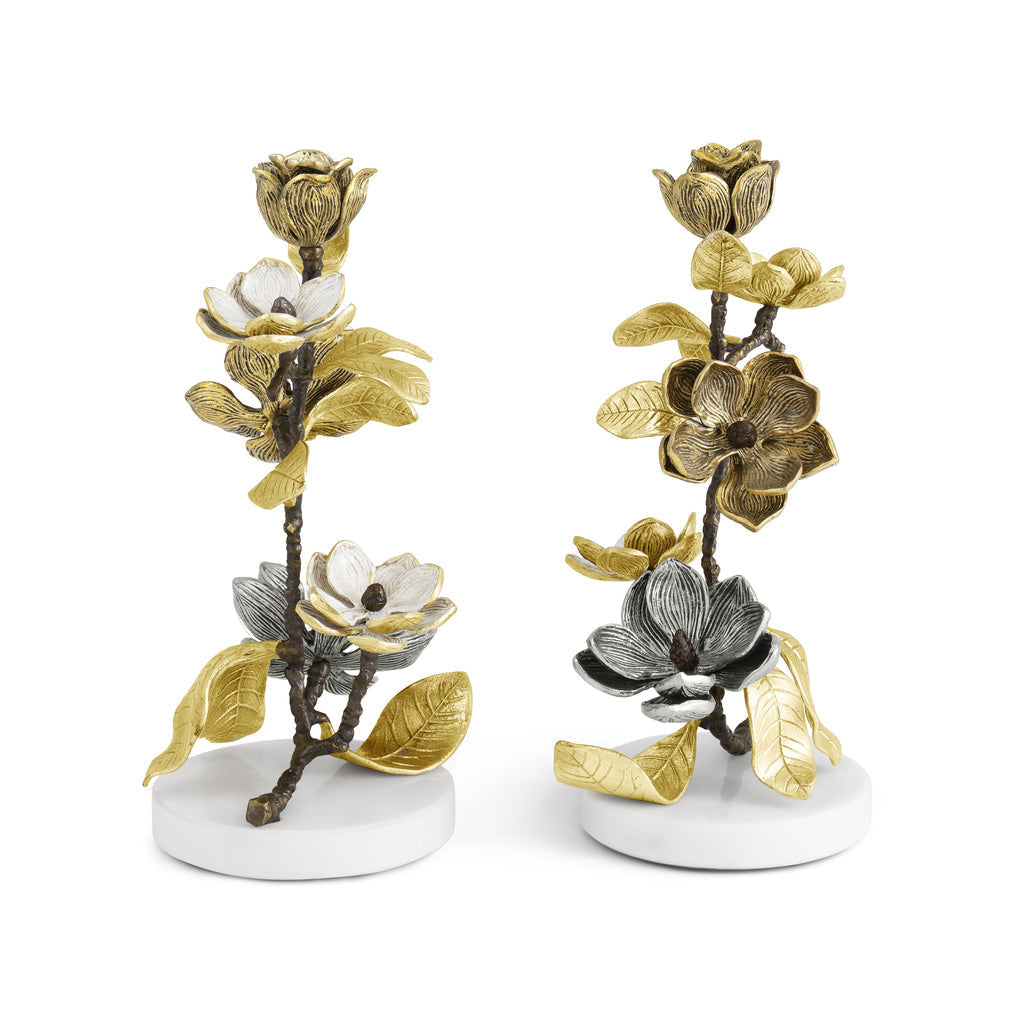Michael Aram Vintage Bloom Candleholders - Set of 2