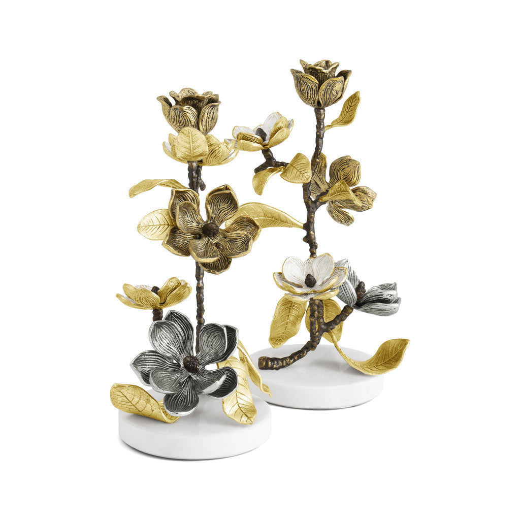 Michael Aram Vintage Bloom Candleholders - Set of 2