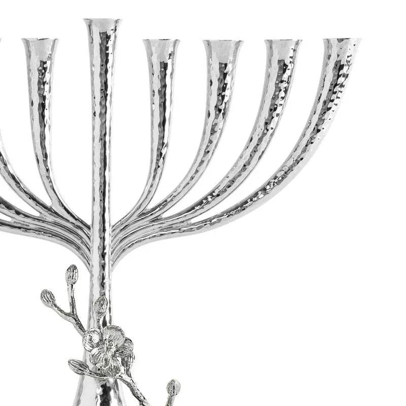 Michael Aram White Orchid Menorah Candle Holder