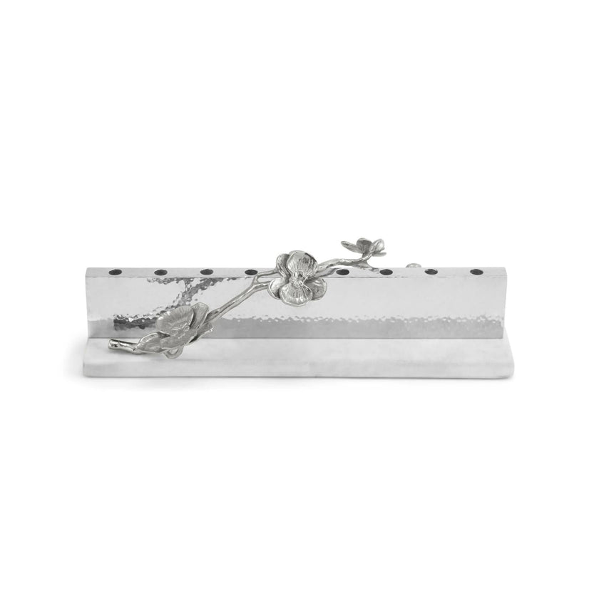 Michael Aram White Orchid Menorah Candle Holder