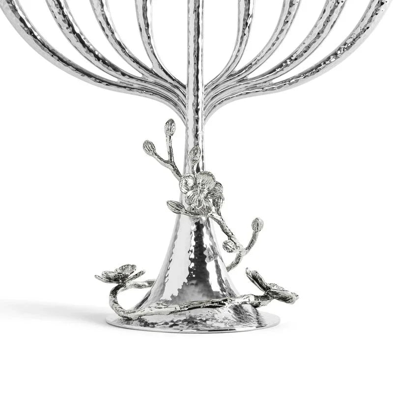 Michael Aram White Orchid Menorah Candle Holder