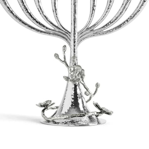 Michael Aram White Orchid Menorah Candle Holder
