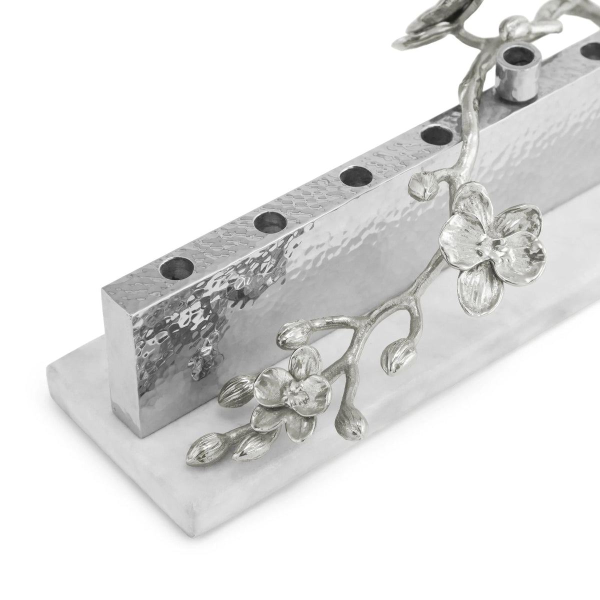 Michael Aram White Orchid Menorah Candle Holder