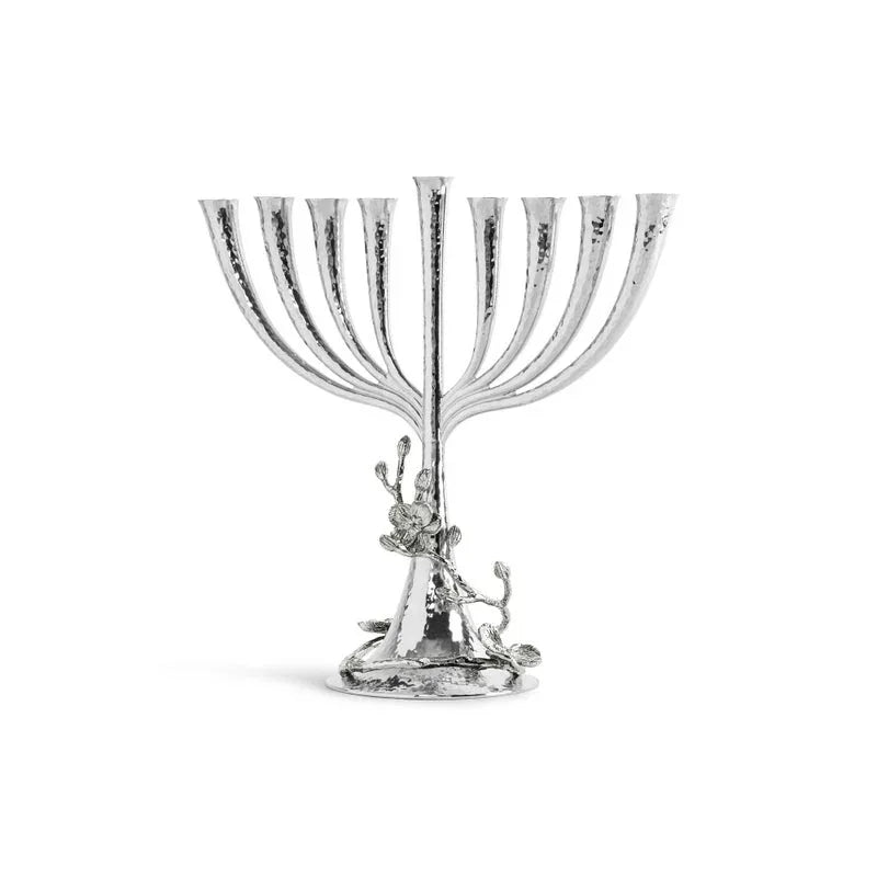 Michael Aram White Orchid Menorah Candle Holder
