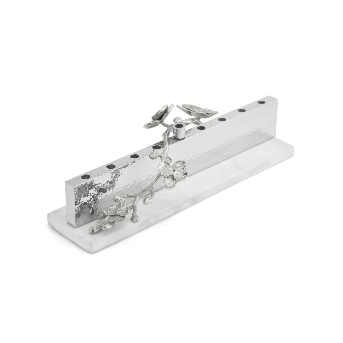 Michael Aram White Orchid Menorah Candle Holder
