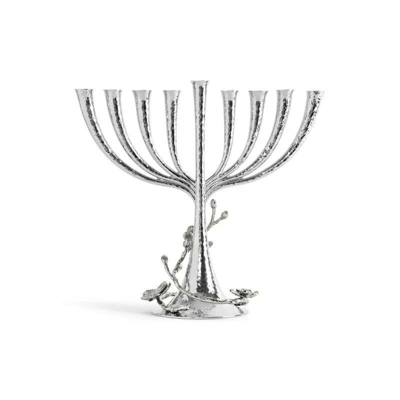 Michael Aram White Orchid Menorah Candle Holder