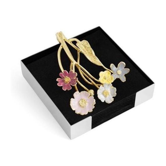 Michael Aram Wildflowers Cocktail Napkin Holder