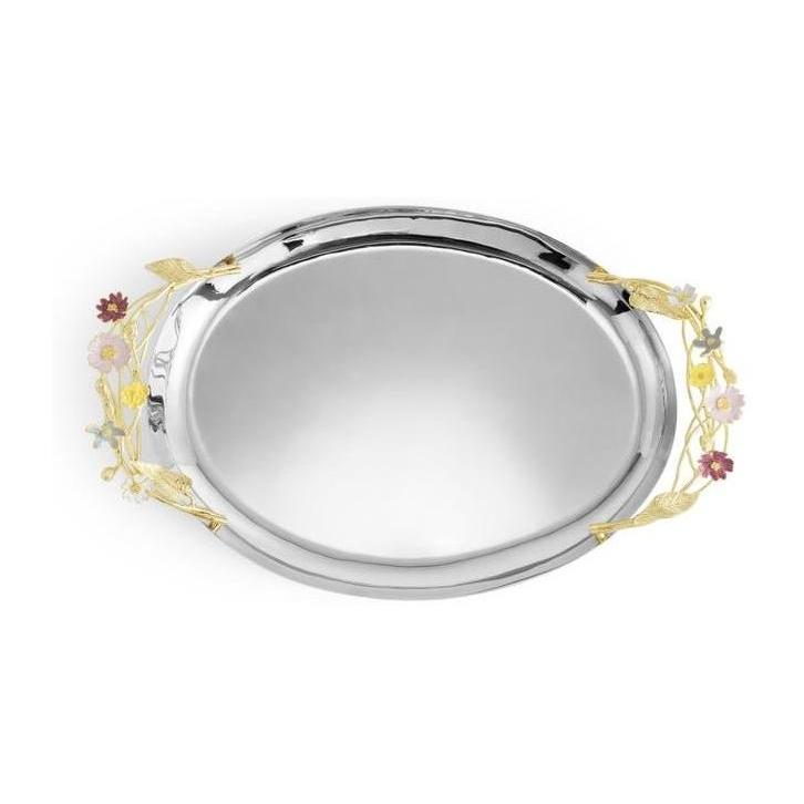 Michael Aram Wildflowers Medium Oval Tray