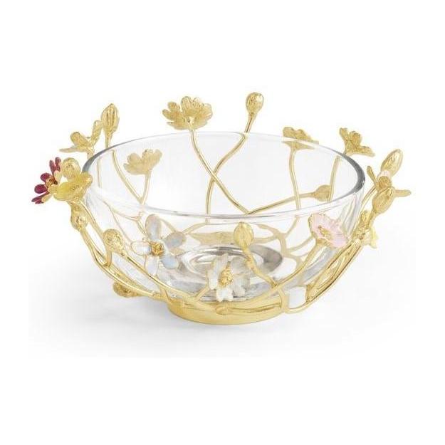 Michael Aram Wildflowers Small Glass Bowl