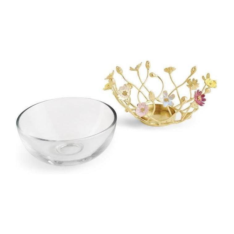 Michael Aram Wildflowers Small Glass Bowl