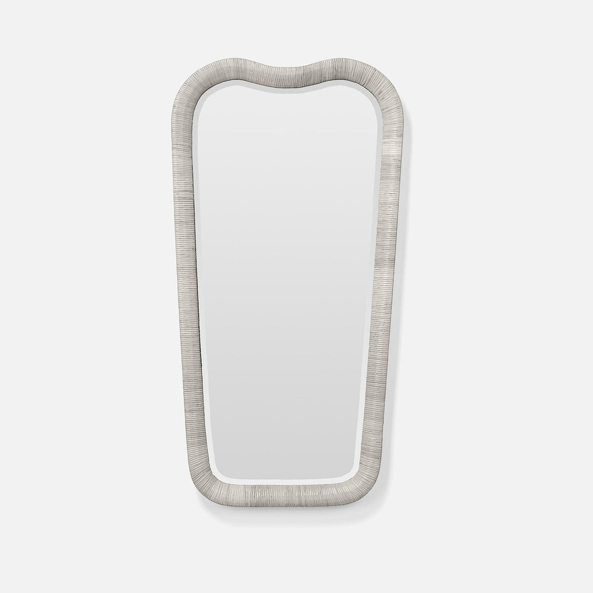 Anela Handwoven Rattan Mirror