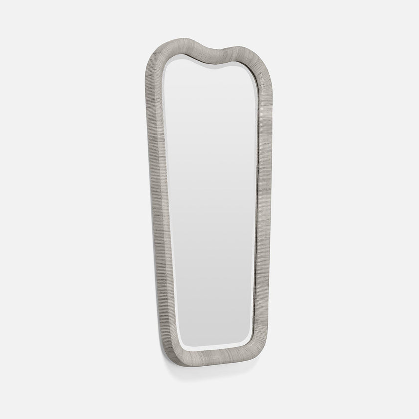 Anela Handwoven Rattan Mirror