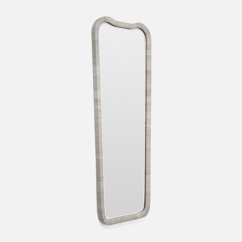 Anela Handwoven Rattan Mirror