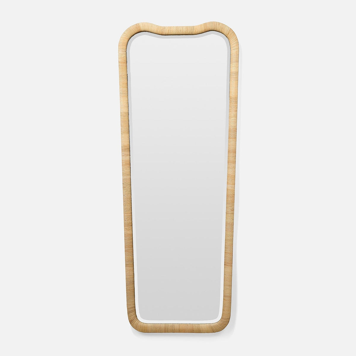 Anela Handwoven Rattan Mirror