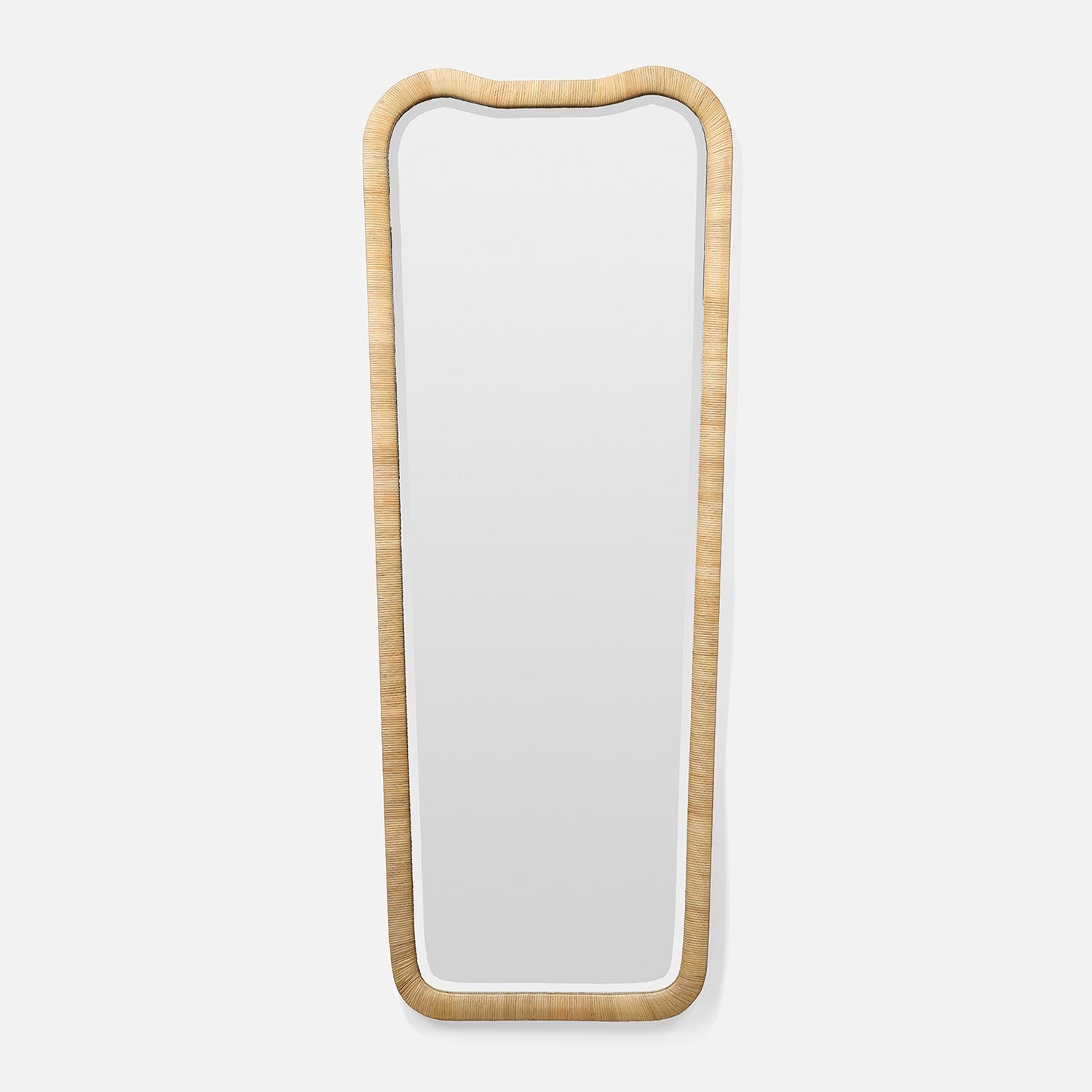 Anela Handwoven Rattan Mirror