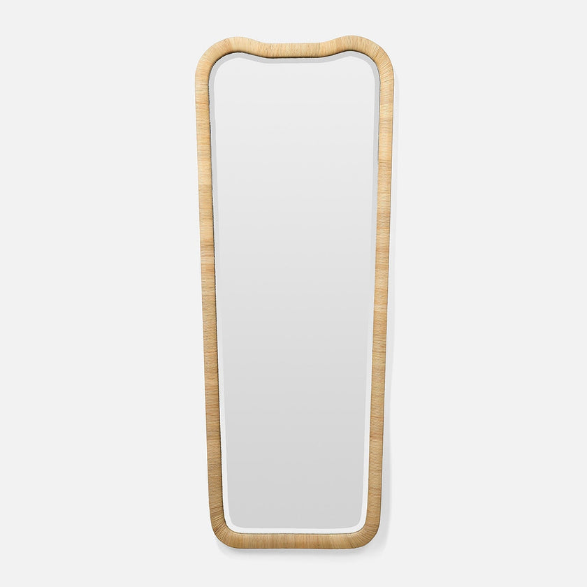 Anela Handwoven Rattan Mirror