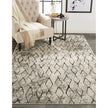 Feizy Kano 3872F Transitional Diamond Rug in Ivory/Gray/Taupe