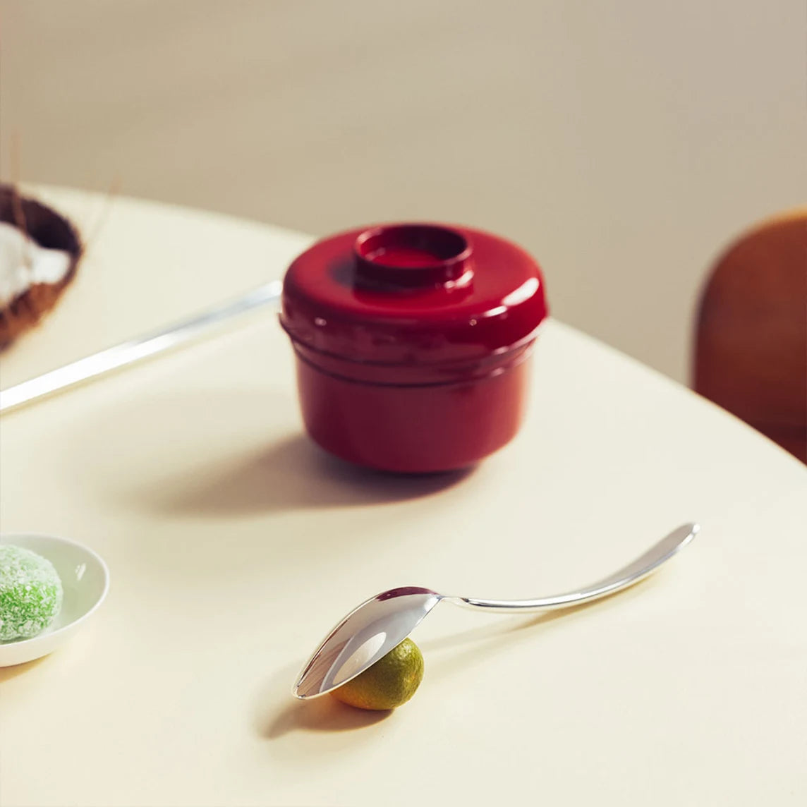 Christofle Mood Asia Silver-Plated Broth Spoon