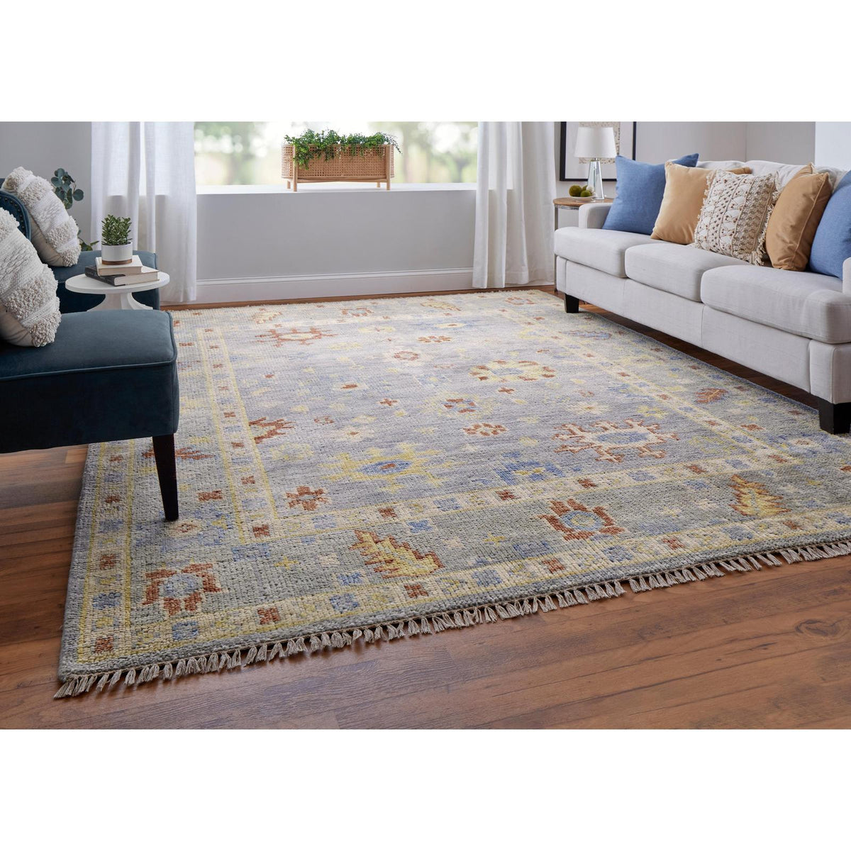 Feizy Fillmore 6954F Traditional Floral & Botanical Rug