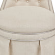 Michael Amini Villa Cherie Hazelnut Tufted Vanity Chair