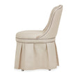 Michael Amini Villa Cherie Hazelnut Tufted Vanity Chair