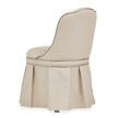 Michael Amini Villa Cherie Hazelnut Tufted Vanity Chair