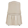 Michael Amini Villa Cherie Hazelnut Tufted Vanity Chair