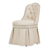 Michael Amini Villa Cherie Hazelnut Tufted Vanity Chair