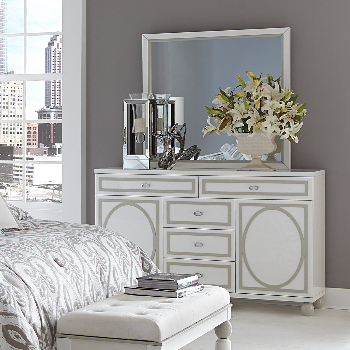 Michael Amini Sky Tower Dresser
