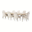 Michael Amini Penthouse Rectangular Dining Table (Includes: 2 x 22 Leaves)